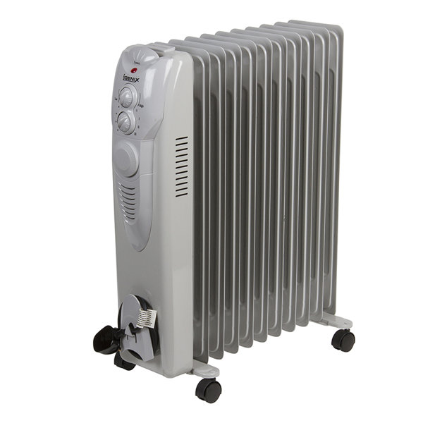 2,500 Watt Portable Electric Radiator 1000 Watt 5 Fin Column Oil Heater